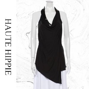 Stunning HAUTE HIPPIE Cowl Neck Sleeveless Top